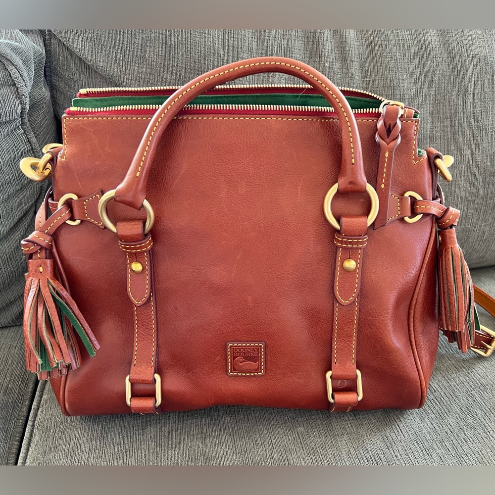Dooney & Bourke Chestnut Brown Satchel/crossbody